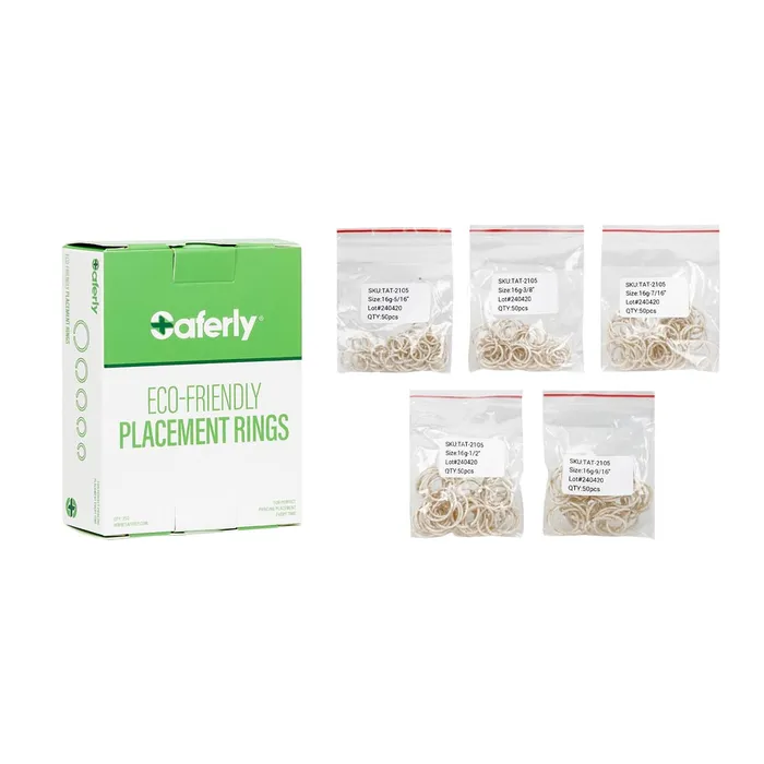 Saferly Biodegradable Placement Rings Box of 250 Saferly Anal