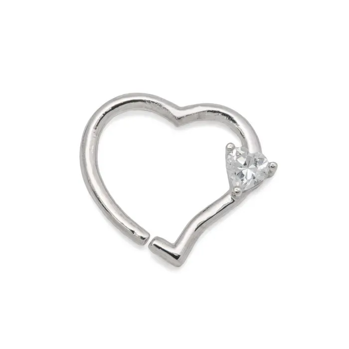Tilum 16g 14kt White Gold Heart Bendable Ear Jewelry with Crystal Heart Jewel RightFacing Price Per 1 Tilum Female Sex Toys Tilum 16g 14kt White Gold Heart Bendable Ear Jewelry with Crystal Heart Jewel RightFacing Price Per 1 Tilum Female Sex Toys