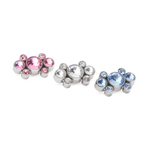 Tilum Tilum 18g16g Internally Threaded Jewel Galaxy Cluster Top Price Per 1 Vibrators