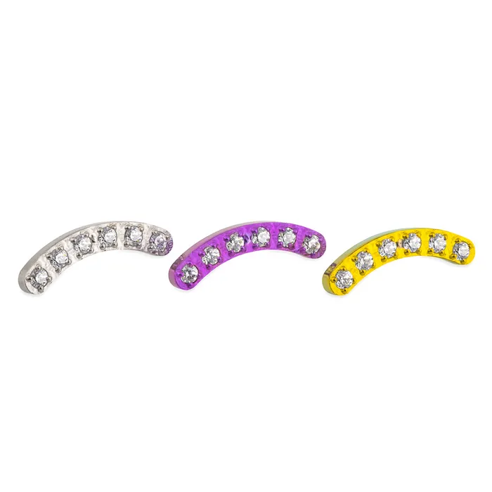 Tilum Tilum Simple Jeweled Crescent Titanium Threadless Top Price Per 1 Vibrators Tilum Tilum Simple Jeweled Crescent Titanium Threadless Top Price Per 1 Vibrators