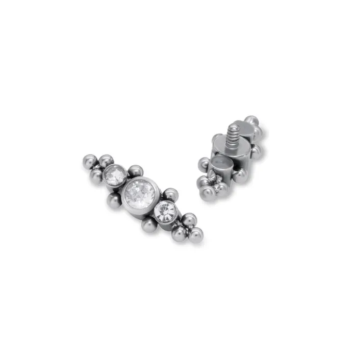 Tilum Vibrators Tilum 18g16g Internally Threaded Polar Jewels Titanium Top Price Per 1