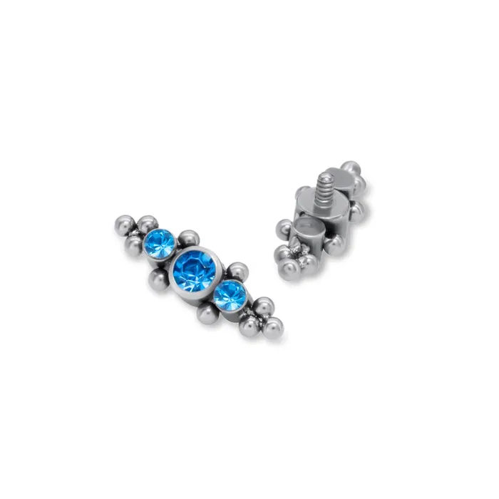 Tilum Vibrators Tilum 18g16g Internally Threaded Polar Jewels Titanium Top Price Per 1