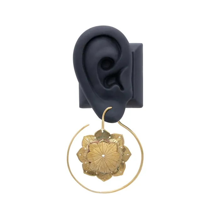 Vibrators 12g Replete Daffodil Brass Earrings Price Per 2 Elementals Organics