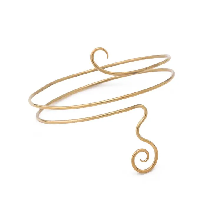 Vibrators Elementals Organics Polished Brass Arm Band