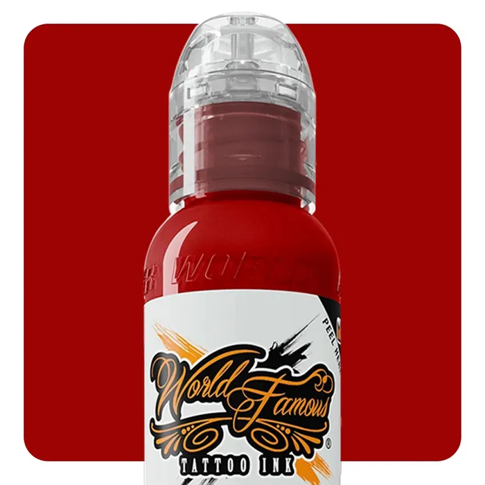 World Famous Vibrators Big Apple Red World Famous Tattoo Ink Pick Size