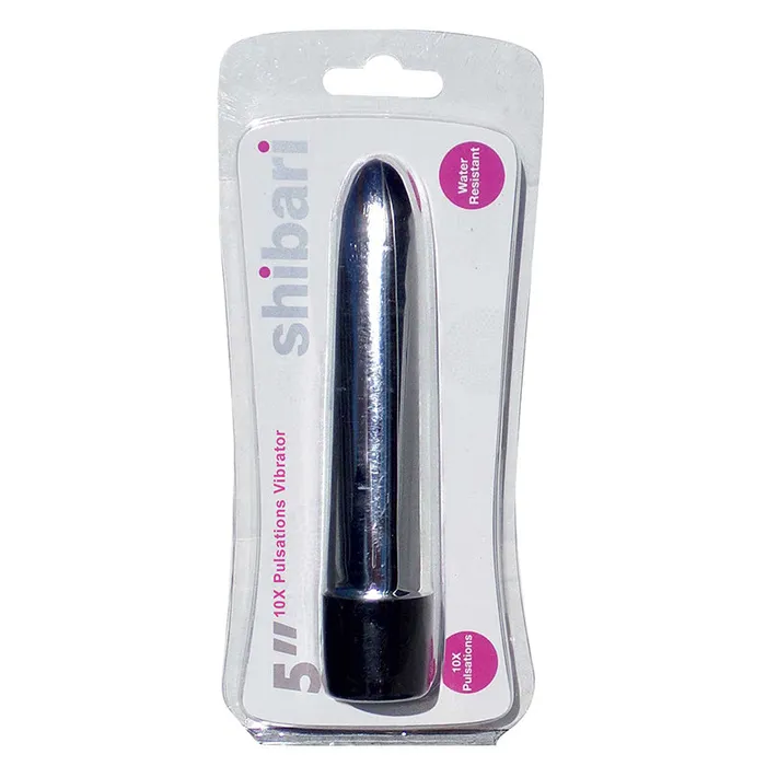 10X Pulsations Vibrator 5in Silv Fairvillacom Female Sex Toys