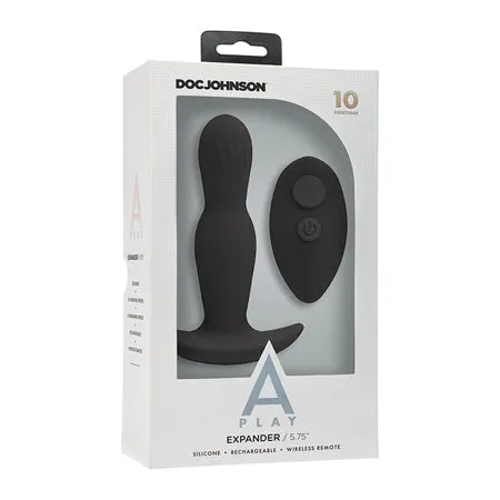 A Play Expander Rechargeable Silicone Anal Plug wRemote Black Fairvillacom Anal A Play Expander Rechargeable Silicone Anal Plug wRemote Black Fairvillacom Anal