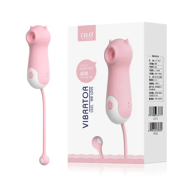 Amovibe Female Sex Toys Seahorse Sucking Vibrator with Clitoral Nipple Anal Stimulation