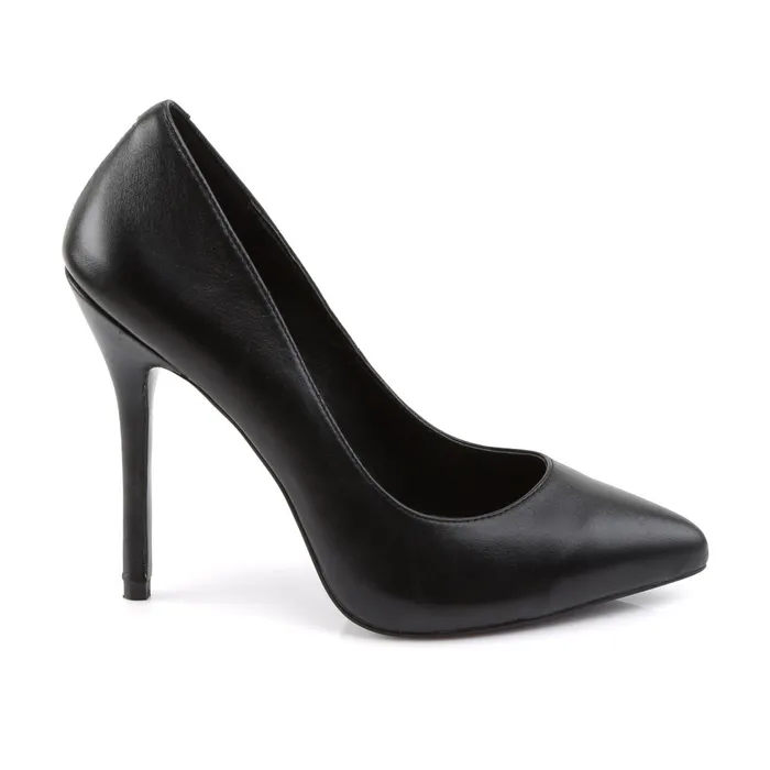 Anal Amuse 20 Classic Pump with 5 inch heel Matt Black ShhhEFW