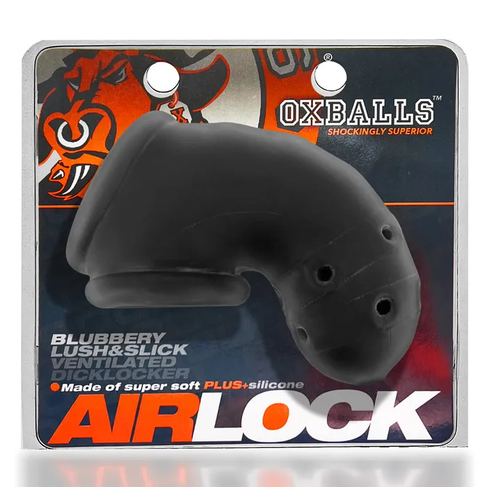 Anal Fairvillacom Airlock AirLite Vented Chastity Black Ice