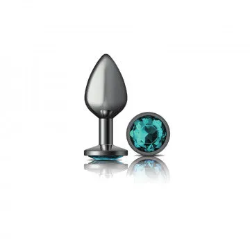 Anal Fairvillacom Cheeky Charms Gunmetal Metal Butt Plug Round Teal Medium Anal Fairvillacom Cheeky Charms Gunmetal Metal Butt Plug Round Teal Medium