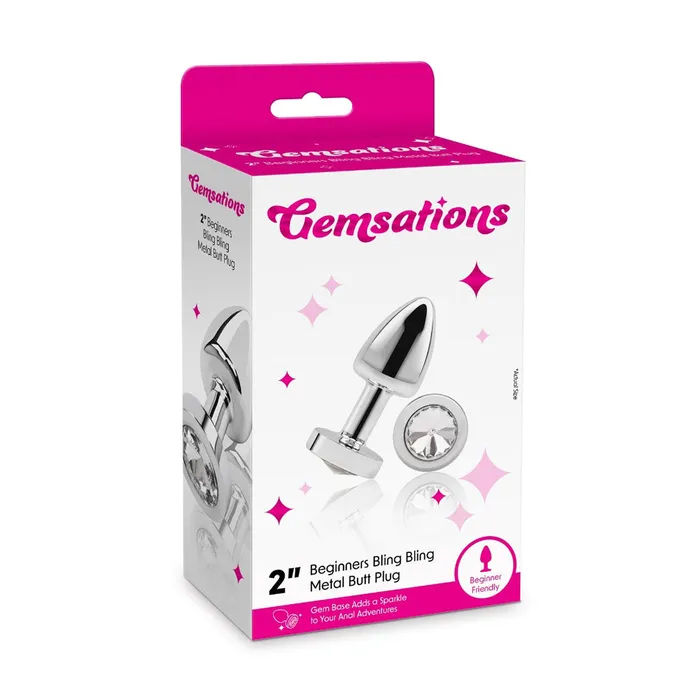Anal Fairvillacom Gemsations 2quot Beginners Bling Bling Metal Butt Plug Silver Anal Fairvillacom Gemsations 2quot Beginners Bling Bling Metal Butt Plug Silver