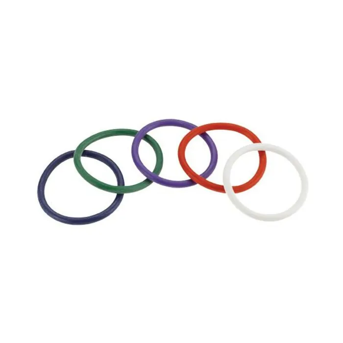 Anal Fairvillacom Rainbow Rubber C Ring 5 Pack 2 inch