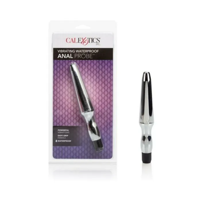 Anal Fairvillacom Vibrating Waterproof Anal Probe Silver