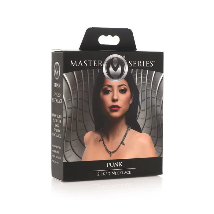 Anal Master Series Ms Punk Spiked Necklace Silver Fairvillacom