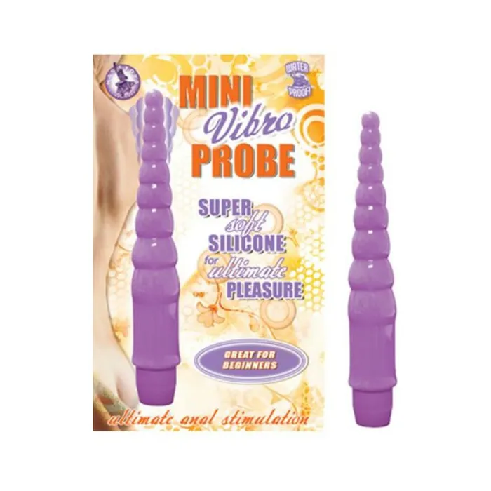 Anal Mini Vibro Probe Waterproof 45 Inch Purple Fairvillacom
