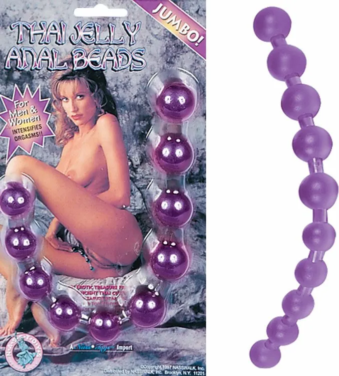 Anal Nasstoys THAI JELLY ANAL BEADSPURPLE