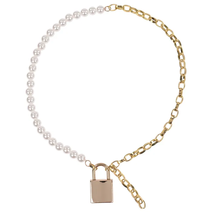 Anal ShhhWndsr Sex Mischief Pearl Day Collar Gold