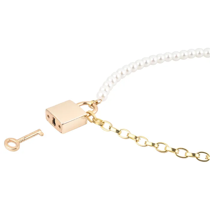 Anal ShhhWndsr Sex Mischief Pearl Day Collar Gold