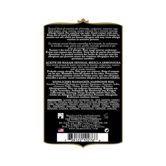 Aromatic Massage Oil Harmony Blend 2 Oz Fairvillacom Couples