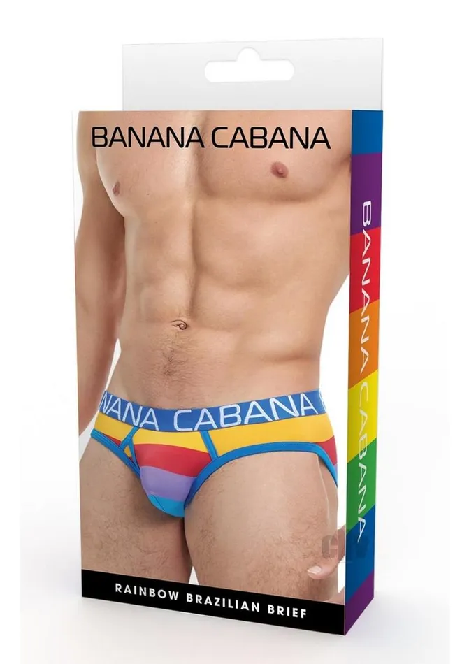 Banana Cabana Brief Lxl Rainbow Fairvillacom Female Sex Toys