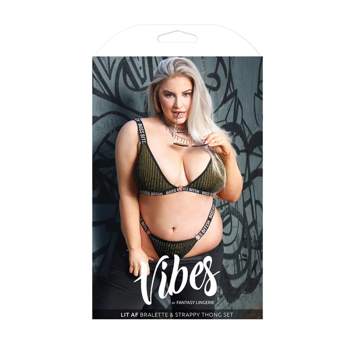 Bo Bitch Bralette Set Queen Size Fairvillacom Male Sex Toys