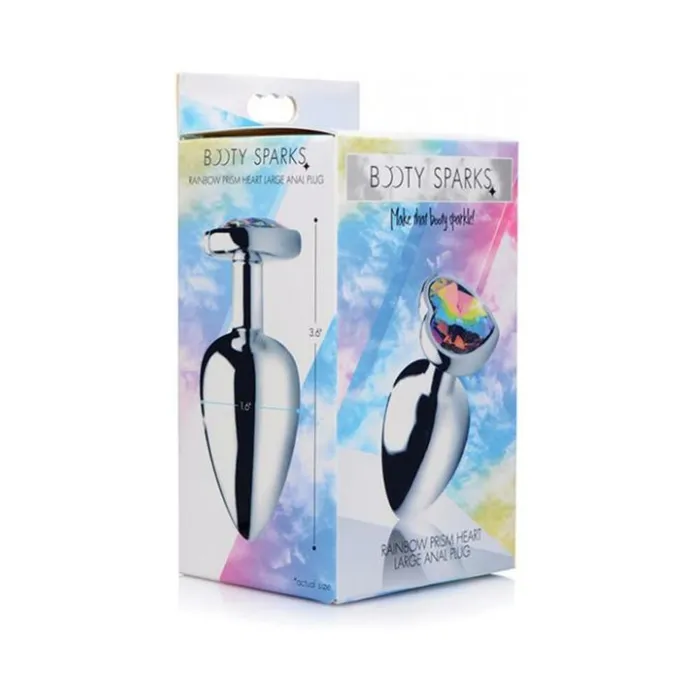 Booty Sparks Rainbow Prism Heart Anal Plug Large Fairvillacom Male Sex Toys Booty Sparks Rainbow Prism Heart Anal Plug Large Fairvillacom Male Sex Toys