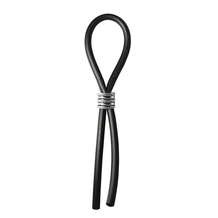 CRING LASSO CRISS CROSS CAP SILICONE BLACK Fairvillacom Anal