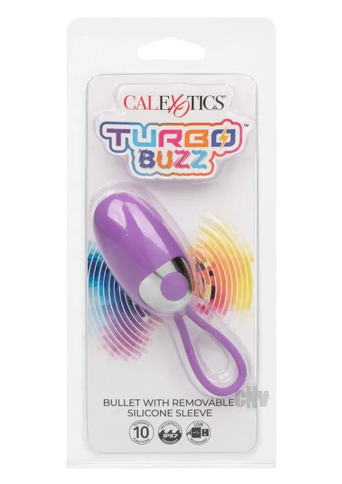 California Exotic Novelties Llc Vibrators Turbo Buzz Bullet Wsleeve Purple California Exotic Novelties Llc Vibrators Turbo Buzz Bullet Wsleeve Purple