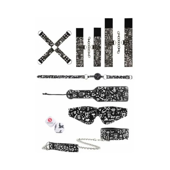 Couples Fairvillacom Love Street Art Printed Bondage Kit