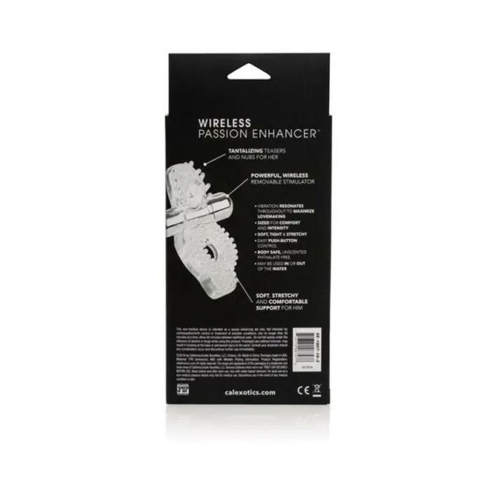 Couples Fairvillacom Wireless Passion Enhancer Clear Vibrating Cock Ring