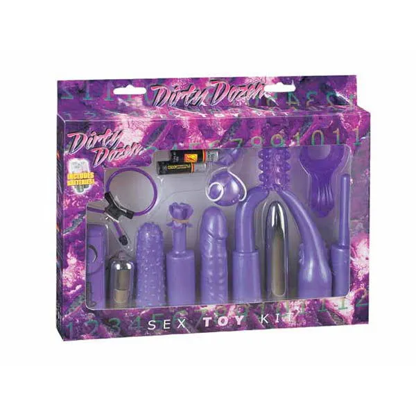 Couples ShhhWndsr Dirty Dozen Toy Kit 12 Piece Set LILAC