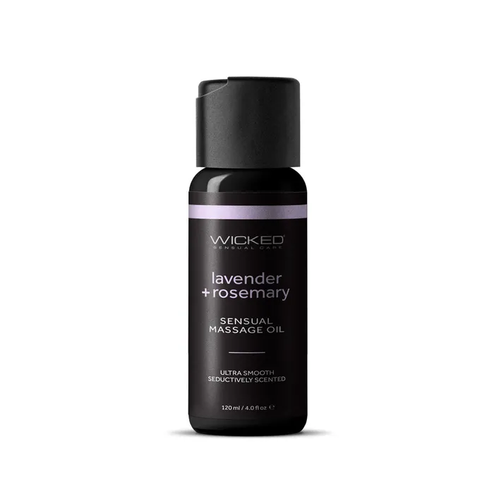 Couples ShhhWndsr Wicked Sensual Massage Oil Lavender Rosemary Lavender and Rosemary Scented Massage Oil 120 ml Tube Couples ShhhWndsr Wicked Sensual Massage Oil Lavender Rosemary Lavender and Rosemary Scented Massage Oil 120 ml Tube
