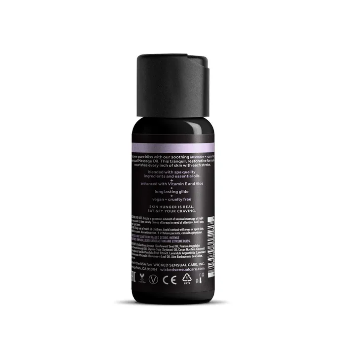 Couples ShhhWndsr Wicked Sensual Massage Oil Lavender Rosemary Lavender and Rosemary Scented Massage Oil 120 ml Tube Couples ShhhWndsr Wicked Sensual Massage Oil Lavender Rosemary Lavender and Rosemary Scented Massage Oil 120 ml Tube