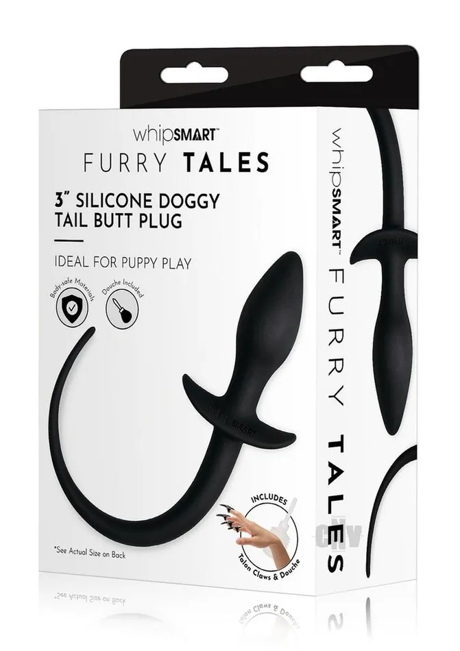 Couples Whipsmart Play Tails Silic Doggy 3 Blk Fairvillacom