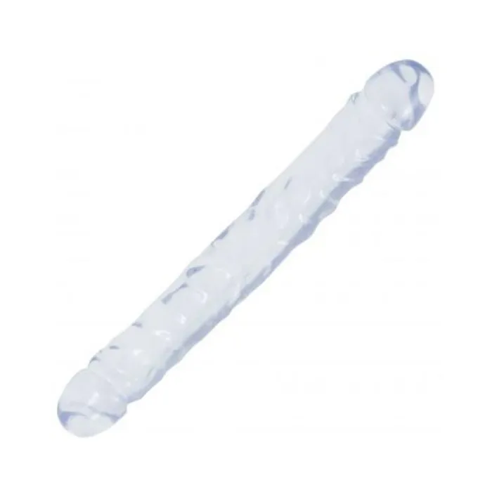 Crystal Jellies Jr Double Dong Clear 12 Fairvillacom Dildos