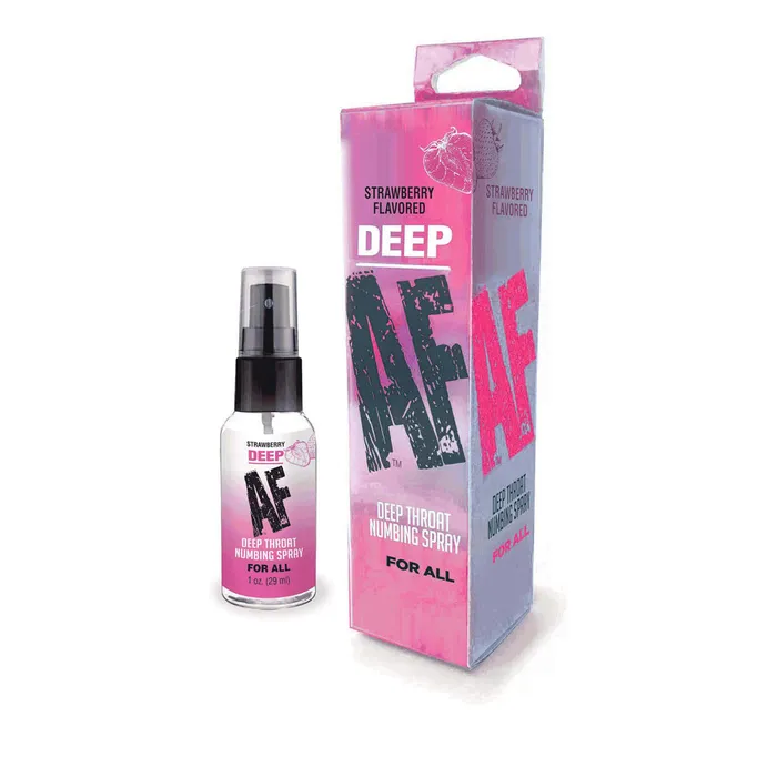 Deep Af Numbing Throat Spray Strawberry Fairvillacom Male Sex Toys