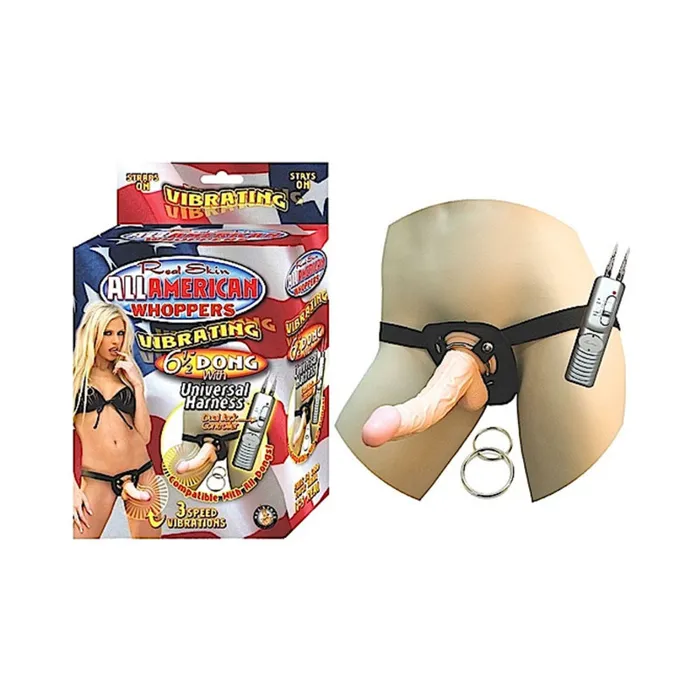 Dildos All American Whoppersvibrating 65Inch Dong With Universasl Harness Flesh Fairvillacom Dildos All American Whoppersvibrating 65Inch Dong With Universasl Harness Flesh Fairvillacom