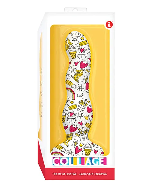 Dildos Fairvillacom Collage Cupcakes Unicorns Curvy Silicone Dildo