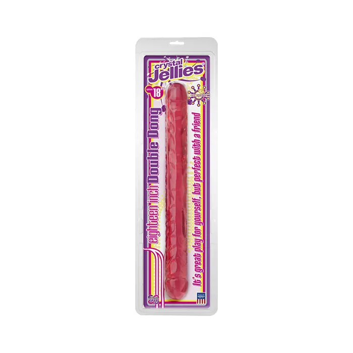 Dildos Fairvillacom Crystal Jellies Double Dong Pink 18