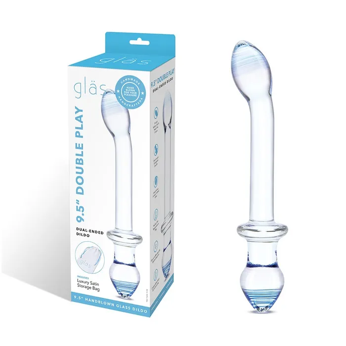 Dildos Fairvillacom Glas 953939 Double Play DualEnded Dildo
