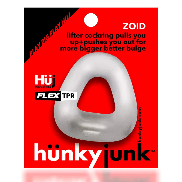 Dildos Fairvillacom Hunky Junk Zoid Lifter Cockring Clear Ice