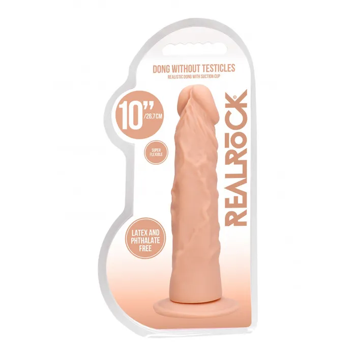 Dildos Fairvillacom Realrock Dong Without Testicles 10quot Flesh