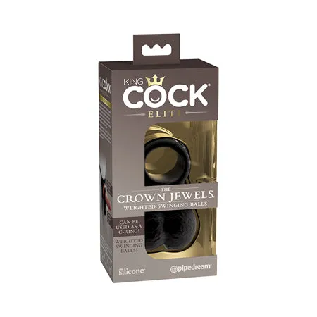 Dildos King Cock Elite The Crown Jewels Weighted Swinging Balls Black Fairvillacom Dildos King Cock Elite The Crown Jewels Weighted Swinging Balls Black Fairvillacom