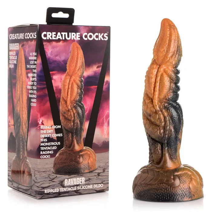 Dildos ShhhWndsr Creature Cocks 20 cm Ravager Rippled Tentacle Silicone Fantasy Dildo Dildos ShhhWndsr Creature Cocks 20 cm Ravager Rippled Tentacle Silicone Fantasy Dildo