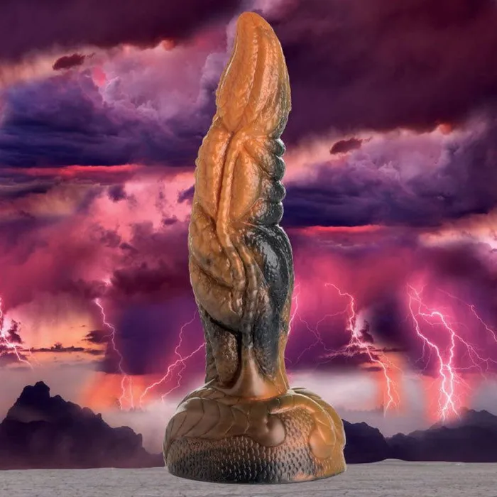 Dildos ShhhWndsr Creature Cocks 20 cm Ravager Rippled Tentacle Silicone Fantasy Dildo