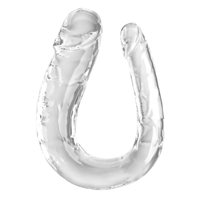 Dildos ShhhWndsr King Cock 17 inch Double Trouble Dildo Large Clear
