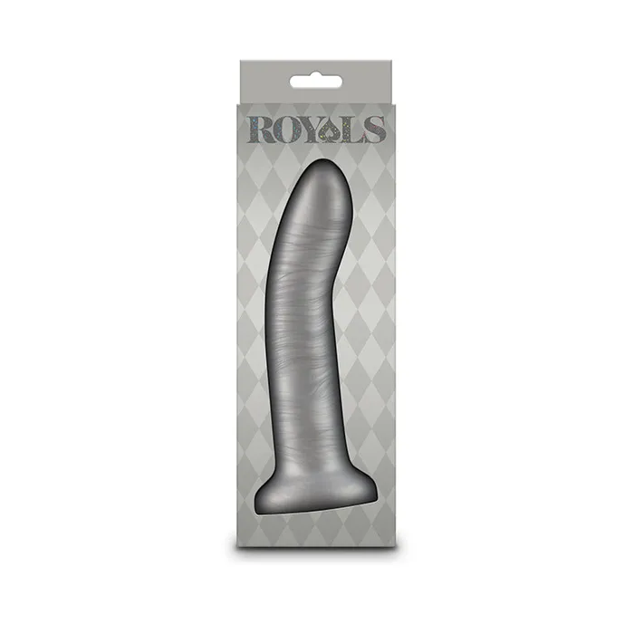 Dildos ShhhWndsr Royals 8 Charlie Silicone Dong 194cm Metallic Grey Dildos ShhhWndsr Royals 8 Charlie Silicone Dong 194cm Metallic Grey