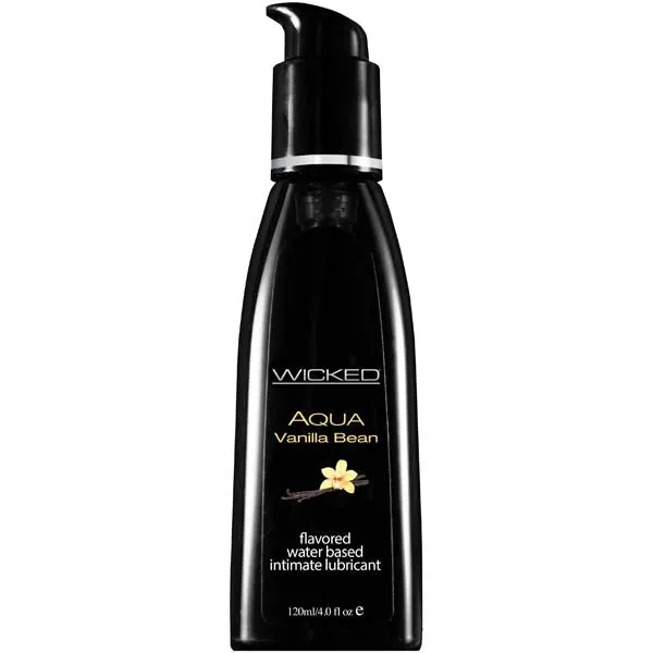 Dildos ShhhWndsr Wicked Aqua Vanilla Bean Vanilla Bean Flavoured Water Based Lubricant 120 ml 4 oz Bottle Dildos ShhhWndsr Wicked Aqua Vanilla Bean Vanilla Bean Flavoured Water Based Lubricant 120 ml 4 oz Bottle