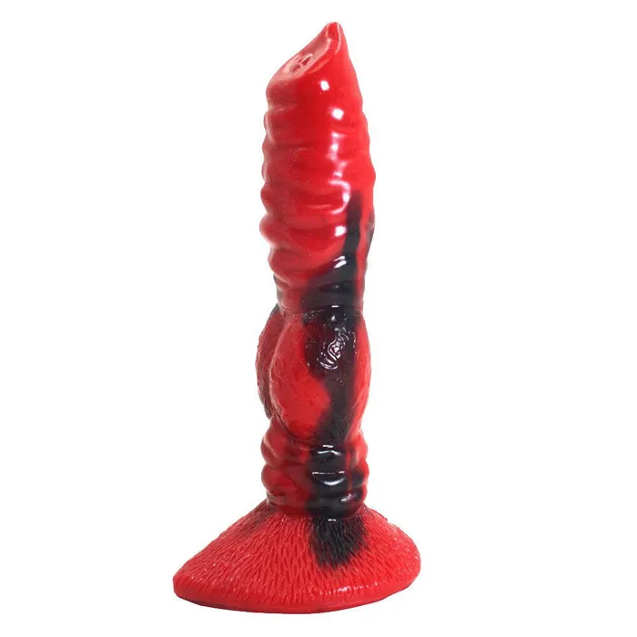 Dog Cock Dildo 22cm with suction cup base 3 colour choices ShhhOb Female Sex Toys